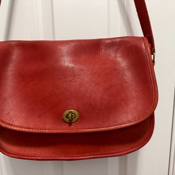 Coach vintage red crossbody bag 3846 - Picture 4 of 16